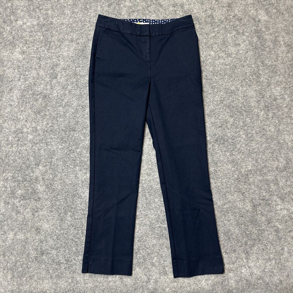 Boden Straight Dress Pants Women's Size 2R Dark Blue